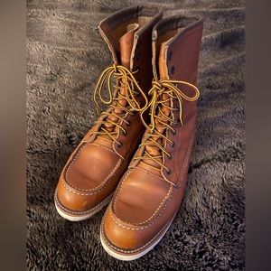 Red Wing 8 Inch Moc Toe Boots
